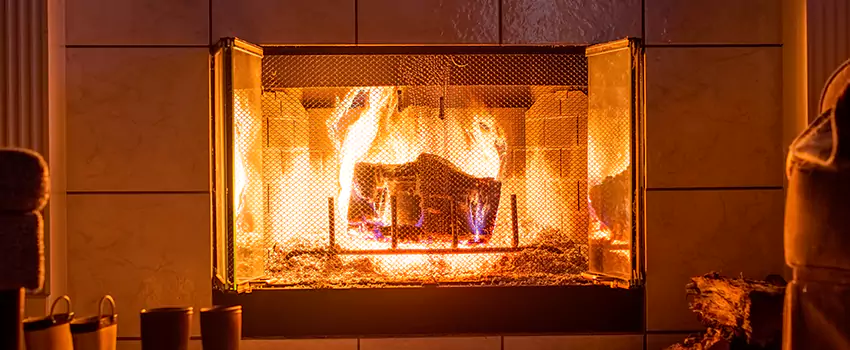 Mendota Hearth Landscape Fireplace Installation in Laurinburg, North Carolina